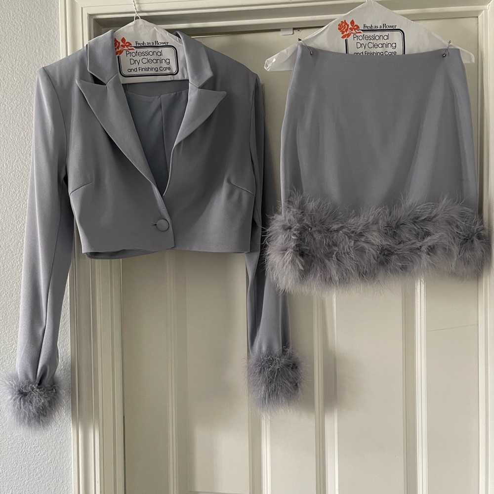 Blue/Purple Fluffy Skirt